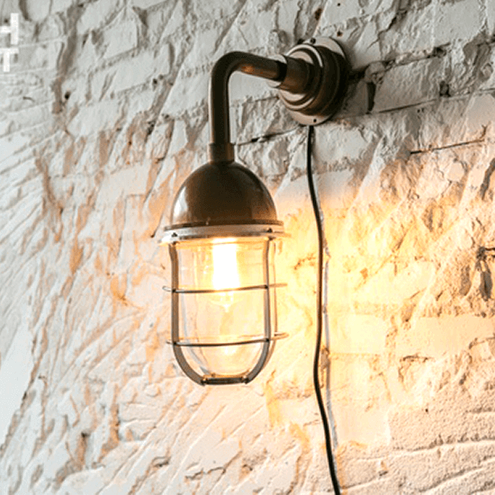 船錨直角壁燈